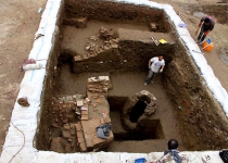 Excavation in Amol old city uncovers pottery, glass