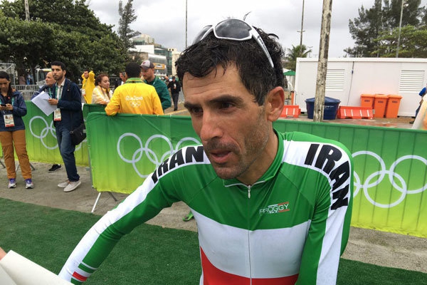 Ghader Mizbani ranks 31st in Rio time trial