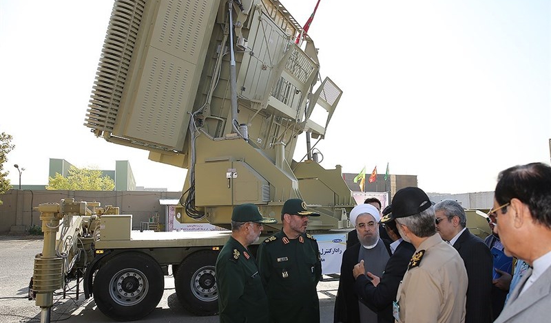 Components of Irans Bavar-373 missile system on show