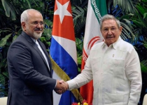Zarif meets with Cuban president