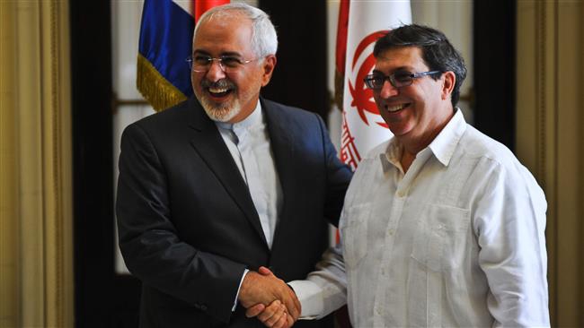 US policy of sanctions against Iran, Cuba fallen flat: Zarif