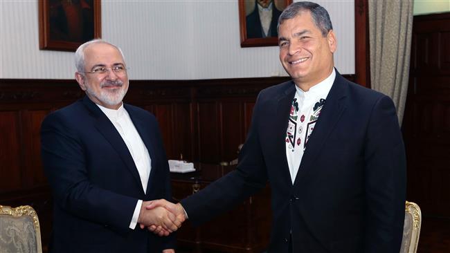 Iranian FM meets with Ecuadorian president