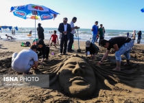 Photos: Sand Sculpture Festival in Caspian Sea coast in northern Iran  <img src="https://cdn.theiranproject.com/images/picture_icon.png" width="16" height="16" border="0" align="top">
