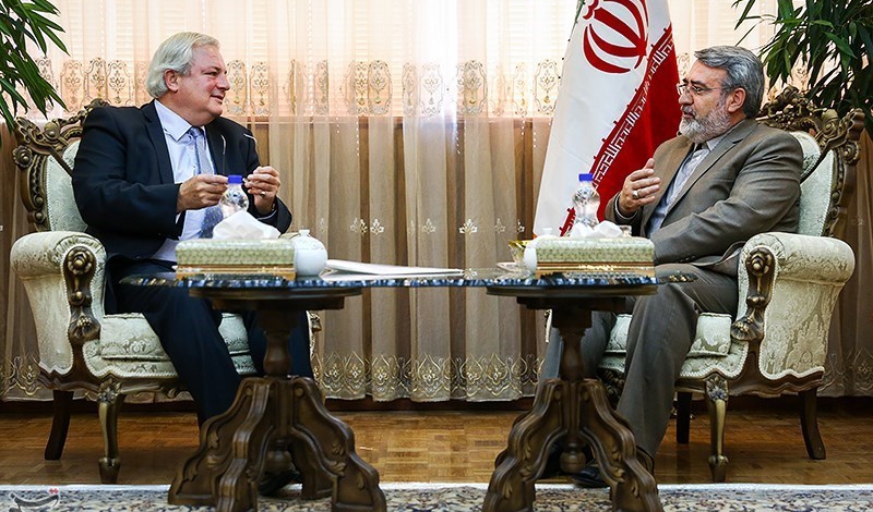 Interior minister, senior UN official confer in Tehran