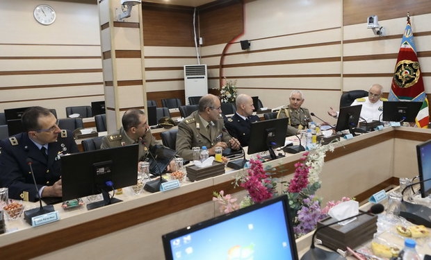 Italian military delegation visits Iran Armed Forces