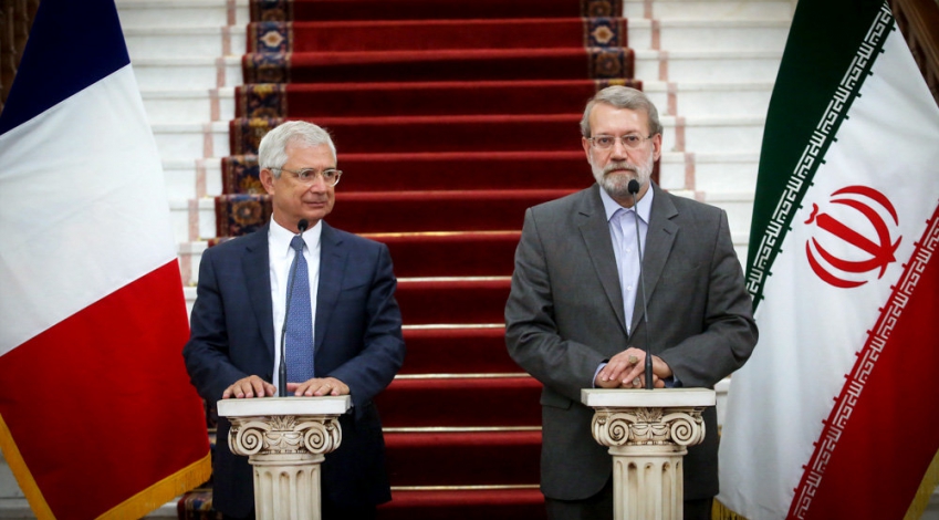 Larijani, Bartolone discuss terrorism, bilateral ties