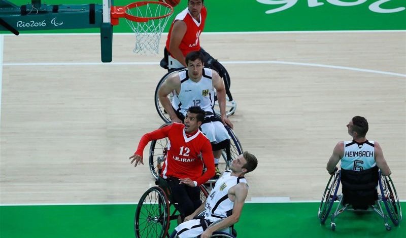 Iran wheelchair basketball beats Germany at Paralympic Games