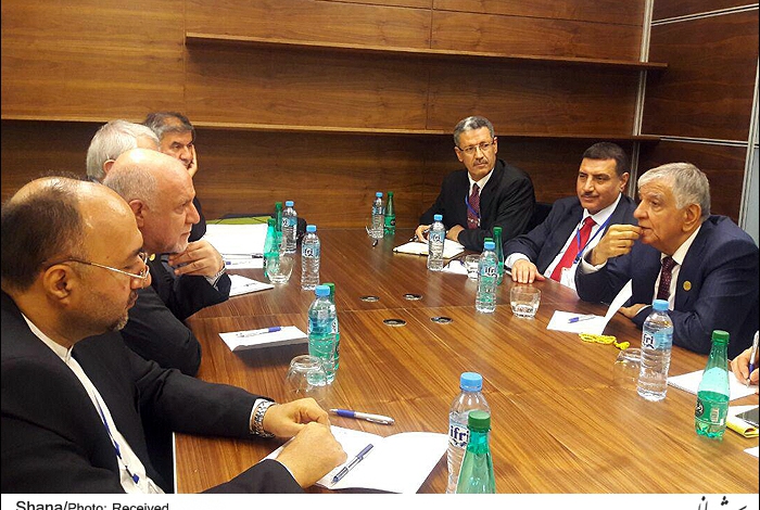 Zanganeh meets Algerian PM, Iraqi counterpart