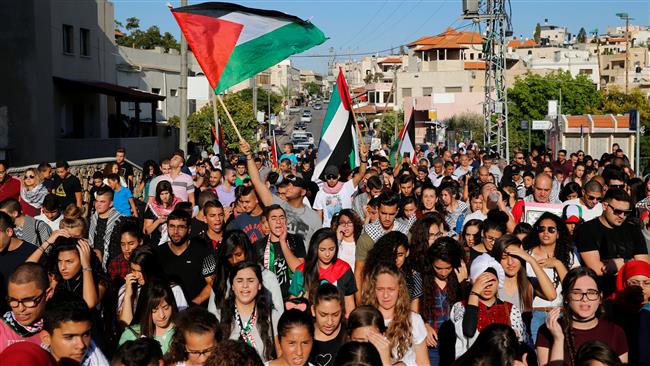 Palestinians living in Israel mark 16th anniversary of Second Intifada