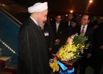 Rouhani arrives in Hanoi in his Asian tour