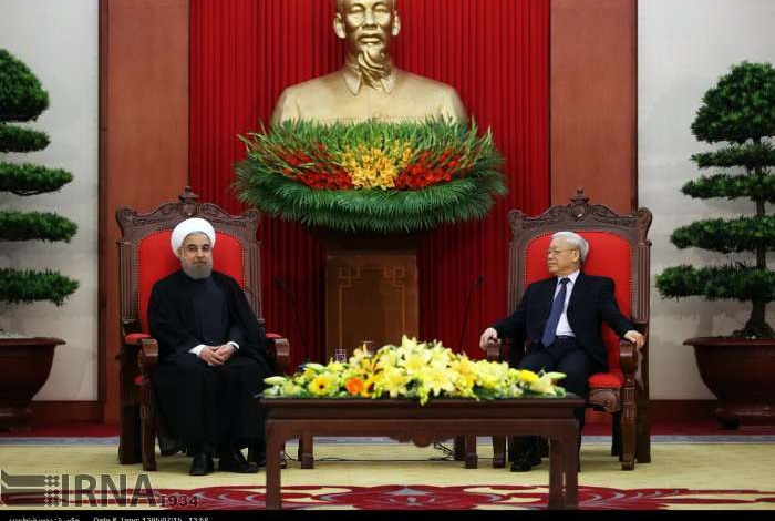 Pres. Rouhani, Vietnam