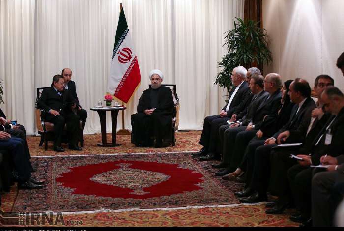 President Rouhani receives Malaysian Parliament speaker