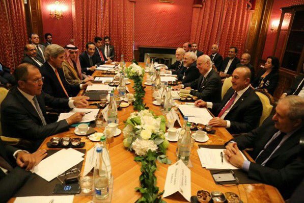 Progress unclear after 4 hours of US-led talks on Syria