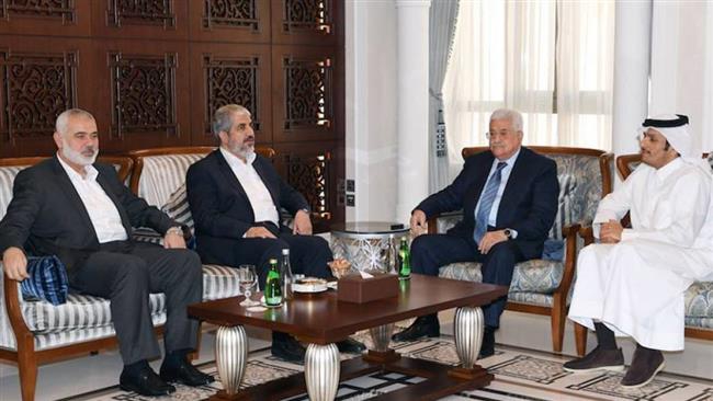 Palestinian President Abbas holds rare meeting with senior Hamas leaders in Doha