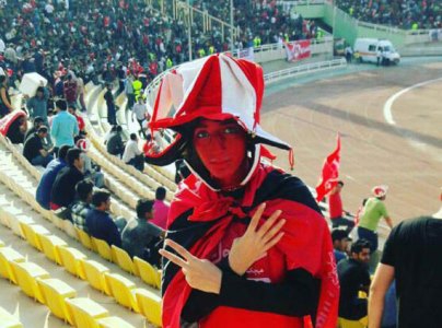 Disguised as a boy, Iranian girl sneaks into football stadium