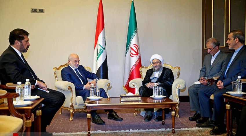 Judiciary chief confers with Iraqi foreign minister