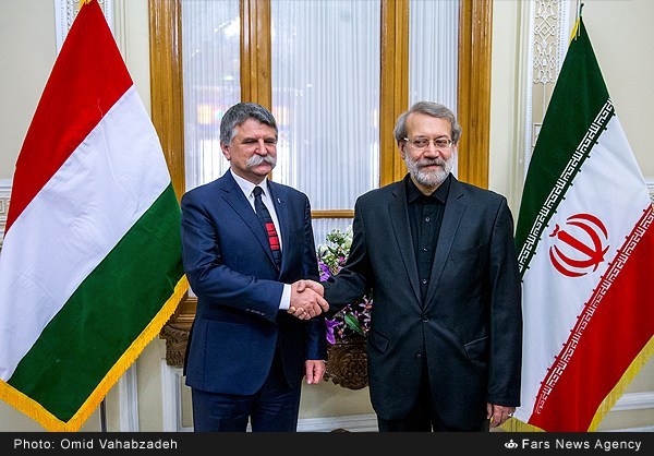 Larijani confers with Hungarian counterpart