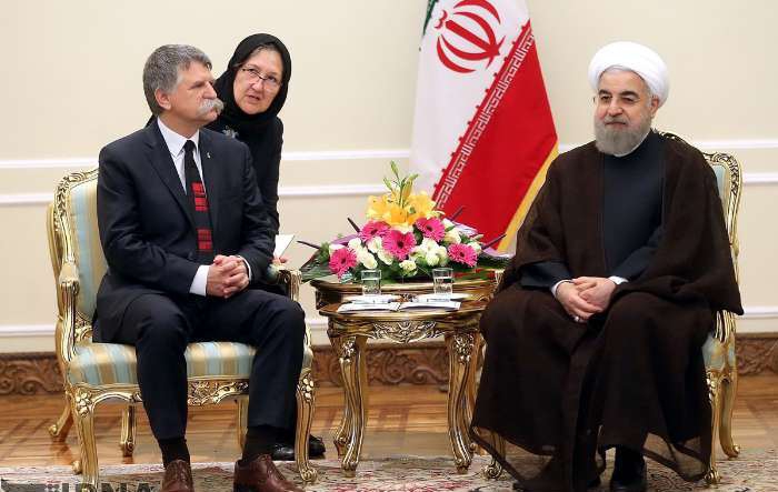 Rouhani, Hungarian parl. speaker discuss bilateral ties