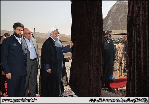 Pres. Rouhani unveils three oil projects