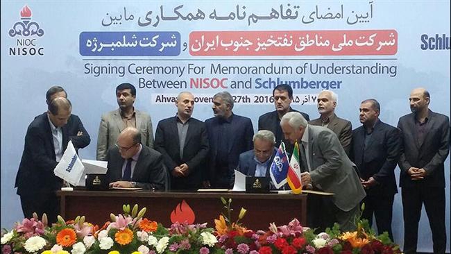 Irans coverage: Iran awards key oil deal to Schlumberger
