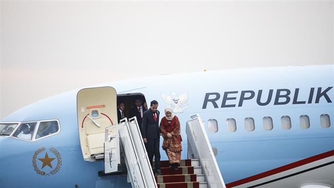 Indonesian president arrives in Iran for talks