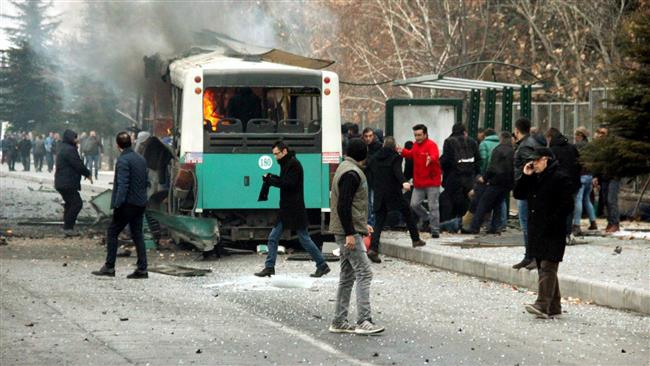 Bus explosion leaves casualties in Turkey