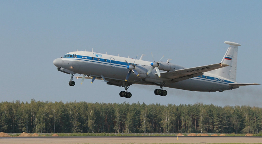 Russian Il-18 plane with 39 on board crash-lands in Siberia