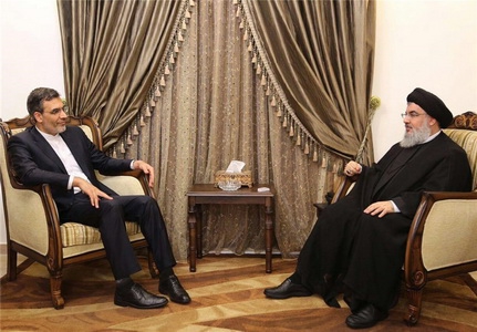 Deputy FM confers with Hezbollah leader