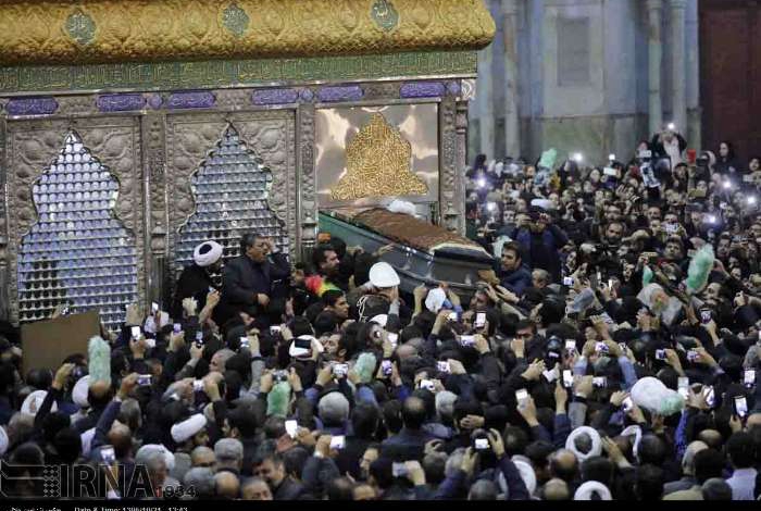 Ayatollah Rafsanjani laid to rest in Imam Khomeini mausoleum