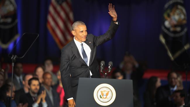 44th US president addresses nation in farewell speech