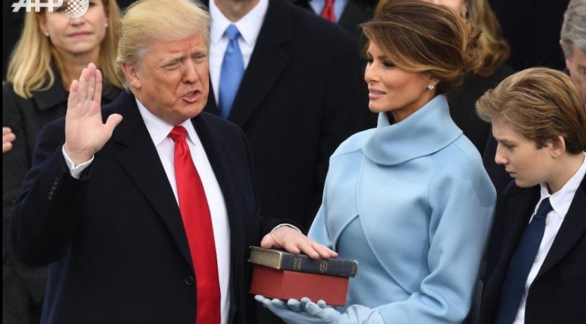 Donald Trump sworn in as 45th president of United States