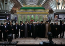 President, cabinet renew allegiance to late Founder of Islamic Republic