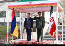 Photos: Armenian def. min. officially welcomed in Tehran  <img src="https://cdn.theiranproject.com/images/picture_icon.png" width="16" height="16" border="0" align="top">