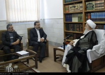 Photos: Iran deputy FM Araghchi meets senior clerics in Qom  <img src="https://cdn.theiranproject.com/images/picture_icon.png" width="16" height="16" border="0" align="top">