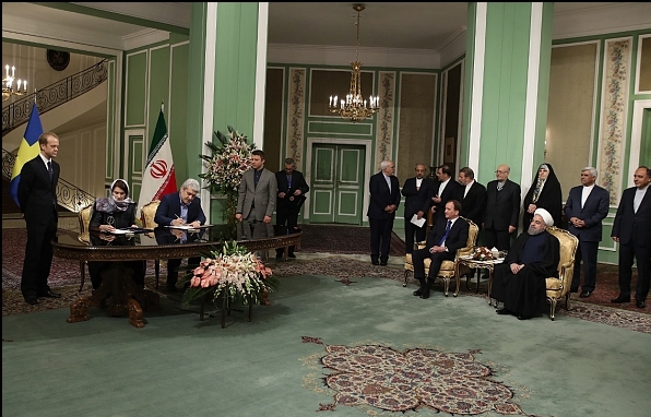 Iran, Sweden sign 5 MoUs to expand coop.