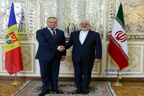 Zarif, Moldovan Pres. meet in Tehran