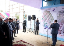 President visits Ahwaz No. 2 Water Treatment Plant