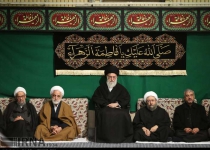 Photos: Ayatollah Khamenei attending the last night of mourning ceremonies on the martyrdom of Hazrat Fatima
