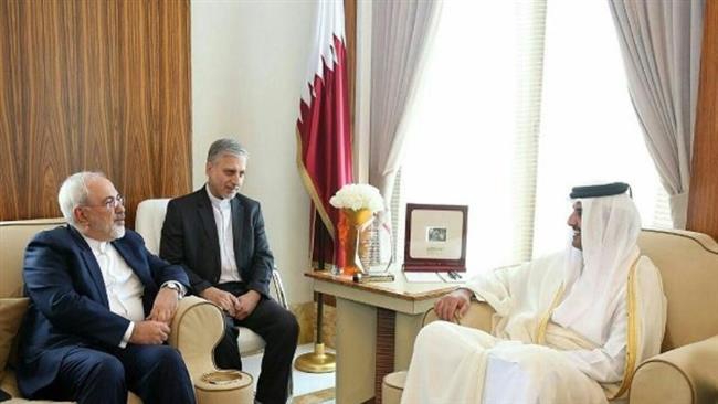 Irans Zarif holds talks with Qatari emir on bilateral ties, Mideast issues