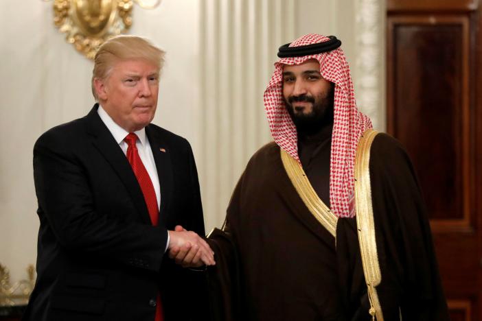 Saudi deputy crown prince, Trump meeting a 