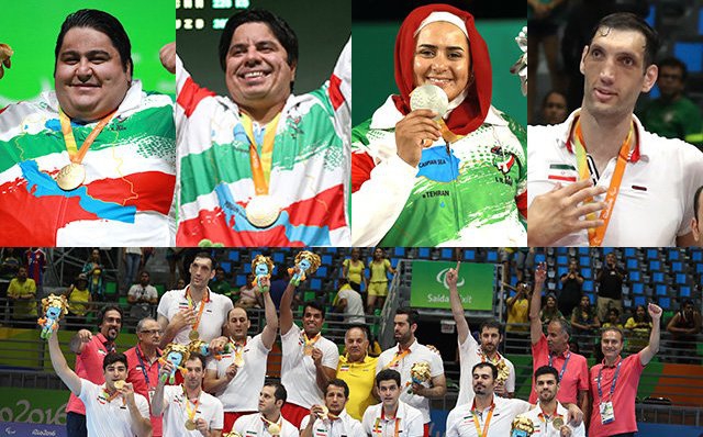 Four Iranian Paralympic athletes enter in Guinness Book of World Records