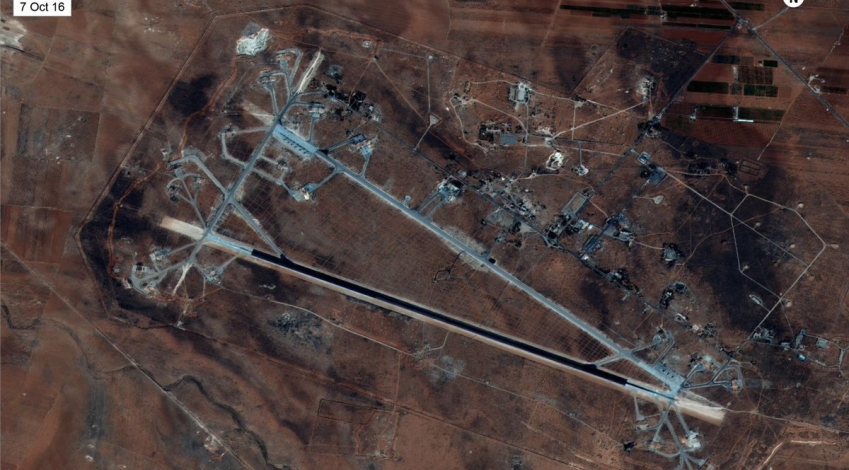 US launches missile attack on Syrian airfield