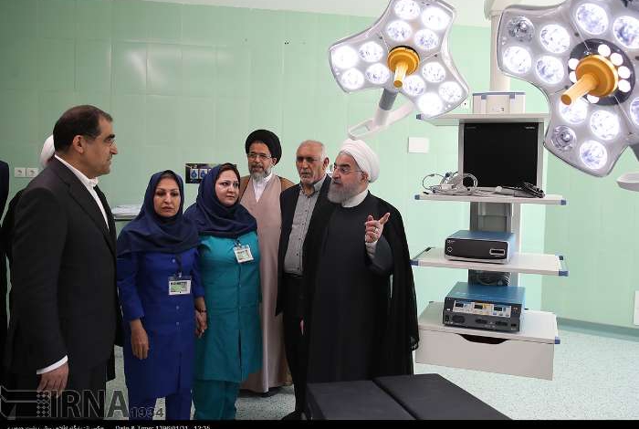 Rouhani inaugurates hospital in Shiraz