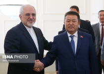 Photos: Zarif meets with Kyrgyz Parl. speaker  <img src="https://cdn.theiranproject.com/images/picture_icon.png" width="16" height="16" border="0" align="top">