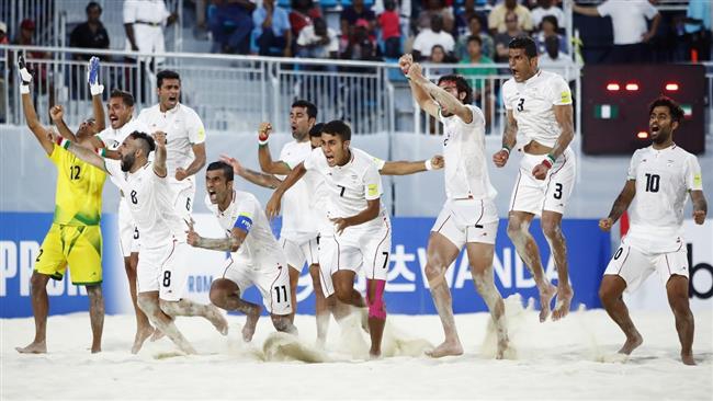 Iran wins hard-fought match against Nigeria in Beach Soccer World Cup