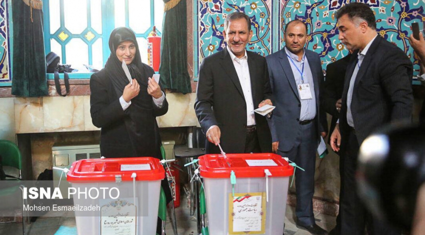 Jahangiri votes in presidential, local elections
