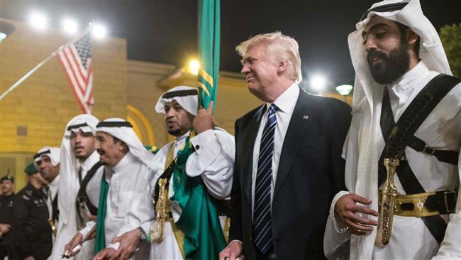 Trump busts a move after record Saudi arms deal
