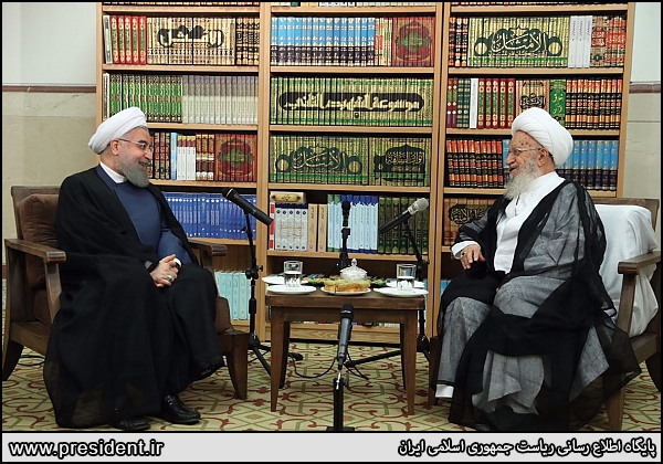 President-elect Rouhani met with Ulema in Qom