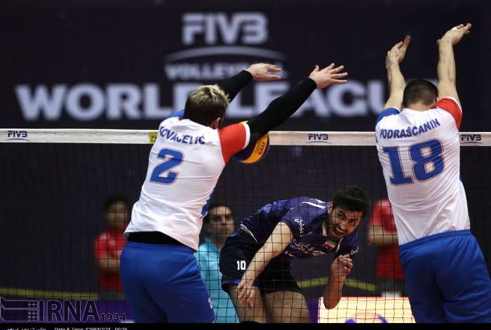 Iran tastes 3rd defeat in FIVB World League