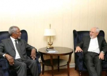 Zarif, Kofi Annan discuss regional issues